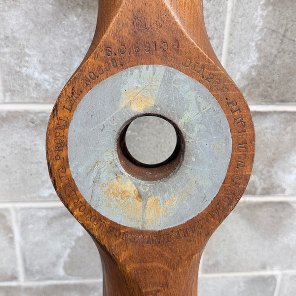 WWI Lang of America Breese Penguin Undrilled Wooden Airplane Propeller