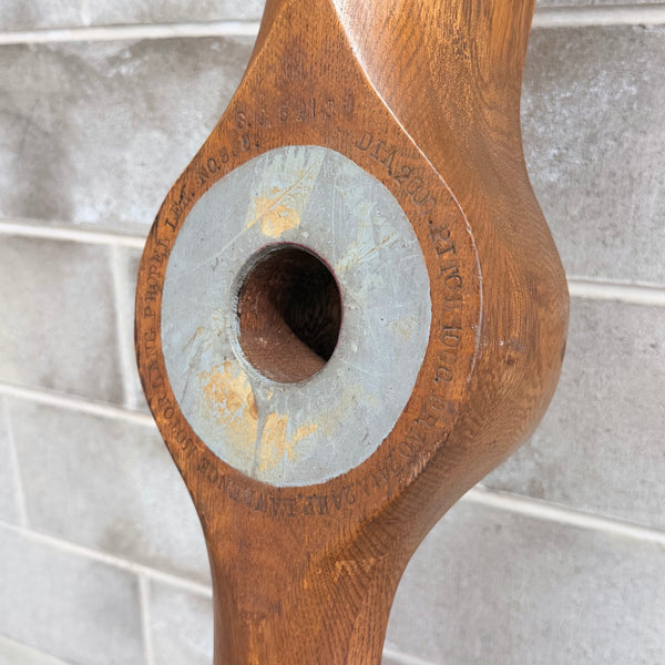 WWI Lang of America Breese Penguin Undrilled Wooden Airplane Propeller