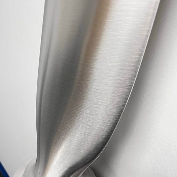 2-Bladed McCauley Brushed Aluminum Airplane Propeller Wall Display