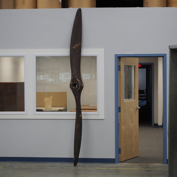 10FT+ Hamilton Aero Banana Milwaukee Wisconsin 1920's Wooden Airplane Propeller