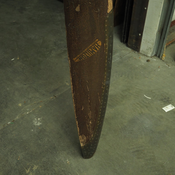 10FT+ Hamilton Aero Banana Milwaukee Wisconsin 1920's Wooden Airplane Propeller