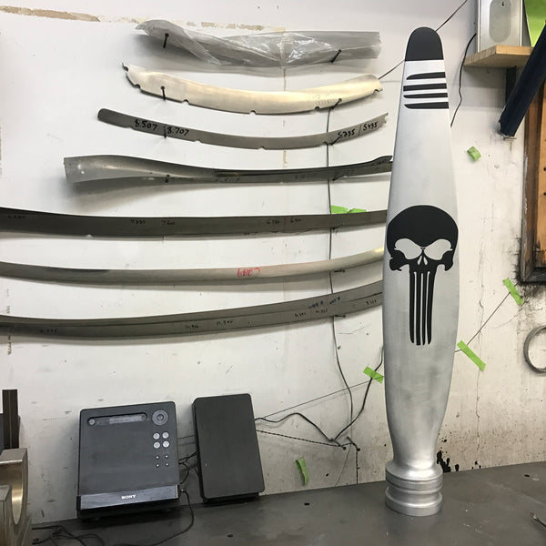 Punisher Aviator Glasses US Military Army Navy Seals Airplane Propeller Blade (inverted)