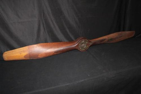 79" 1910's Lang of America Lawrance A3 Motor Wooden Airplane Propeller